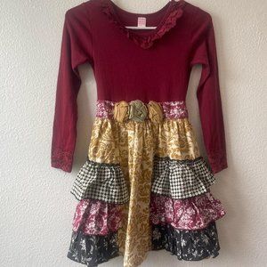 Precious Ruby Gracie dress Giggle Moon girls